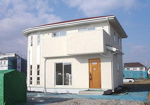 写真:松本市和田で建築中!
