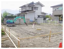 基礎工事1/11:丁張り