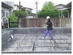 基礎工事5/11:JIO配筋検査